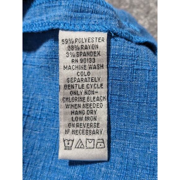 Linea by Louis Dell'Olio Sleeveless Tunic Dress Size XL Blue Princess Seams - Picture 8 of 13